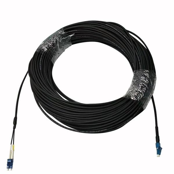 Where are the fiber optic connectors configured 
