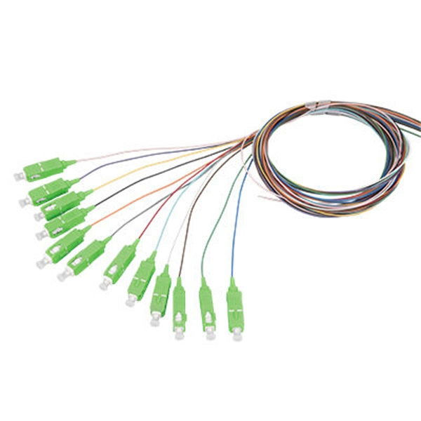 Where to plug in the fiber optic cable on a WF-7021 router 