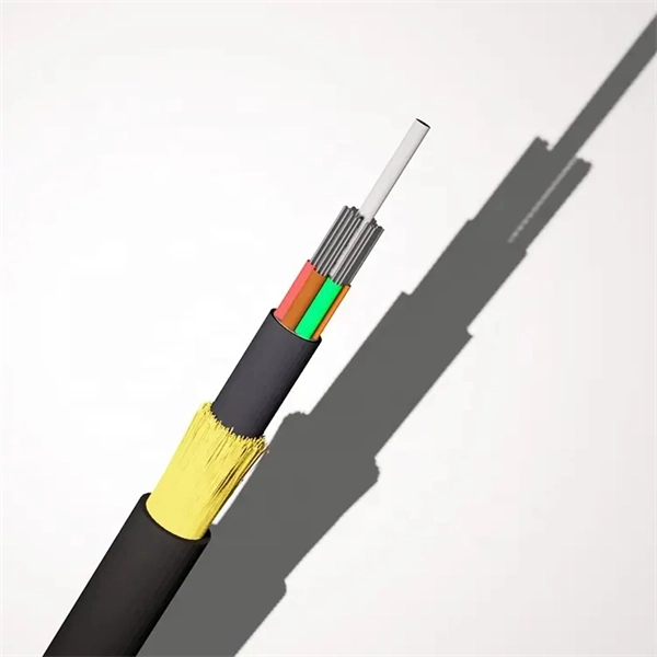 What type of cable is coming out of the cable tray 