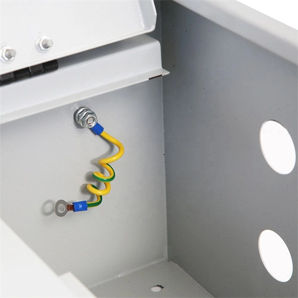 Flame-retardant plastic parts for optical distribution boxes