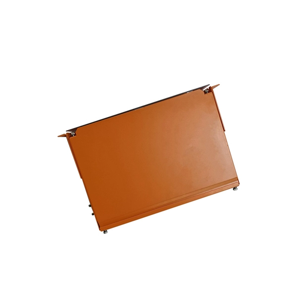 Should steel wire be used to thread cables through cable trays 