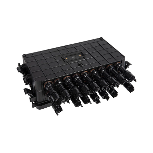Powerline router connected to fiber optic cable